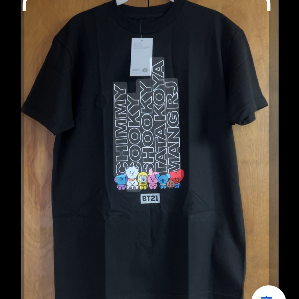 Rare BT21 T Shirt NWT! Sz M - Picture 2 of 5